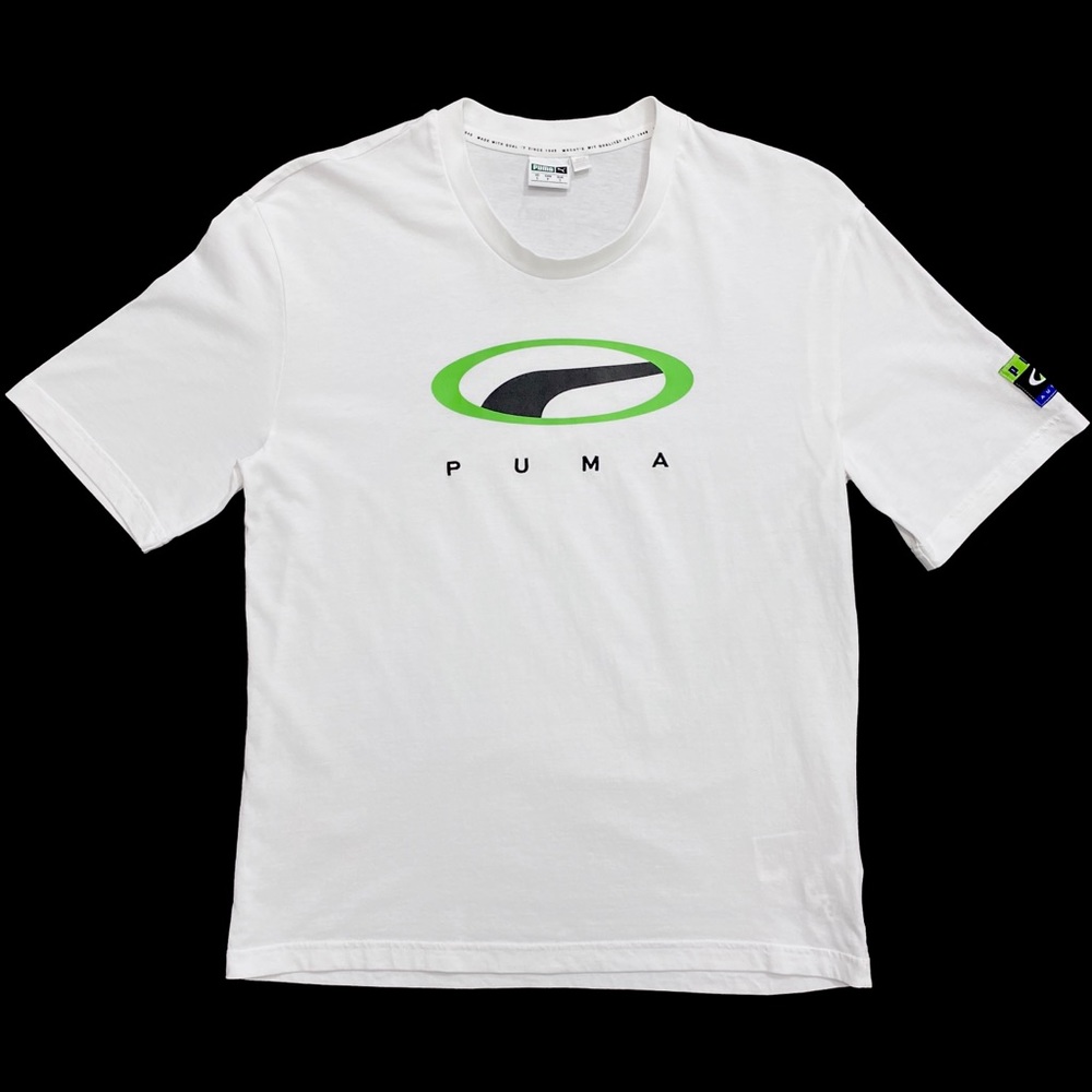 Puma Cell Embroidered Spell Out Logo Tee